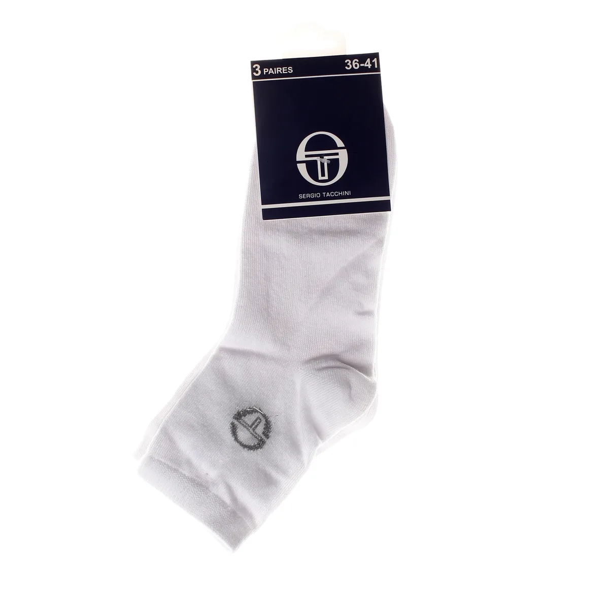 Шкарпетки Sergio Tacchini хлопок 36-41 белый 3 пары