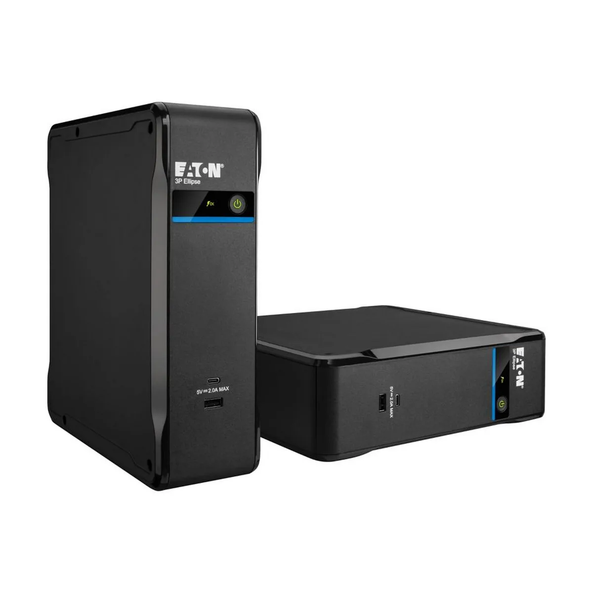 Джерело безперебійного живлення Eaton 900ВА 540Вт настільне 3 розетки Schuko 2 USB чорне