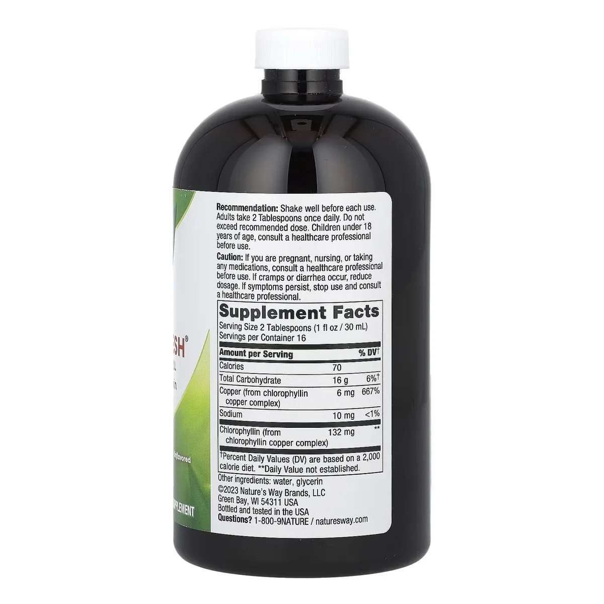 Chlorofresh Liquid Nature's Way Хлорофіл 473 мл Безсмаковий