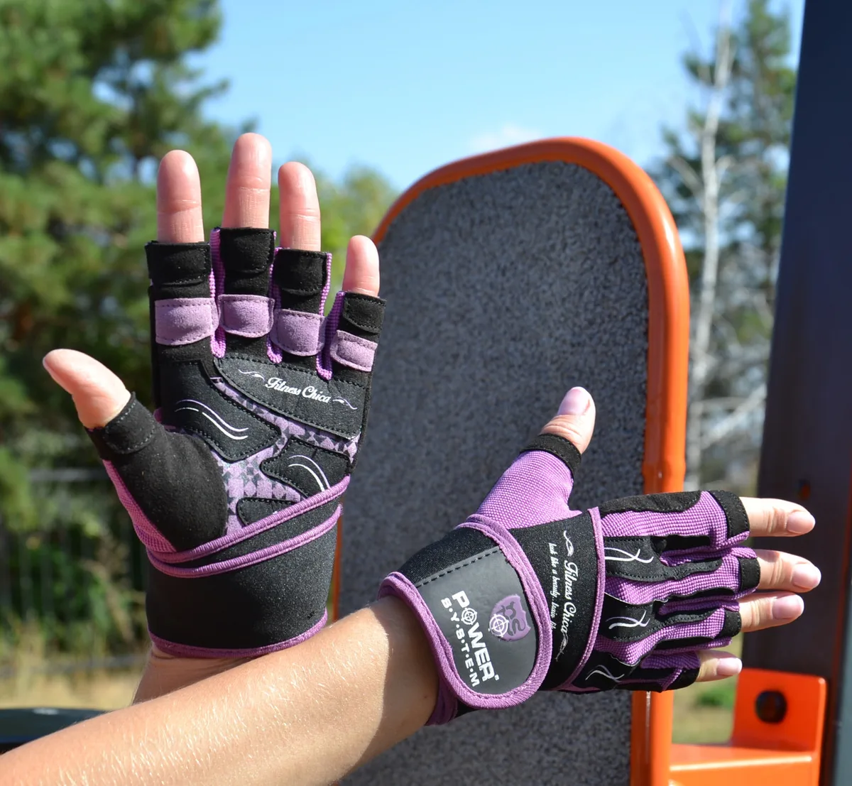 Перчатки для фитнеса Active Point Amara S Фиолетовые