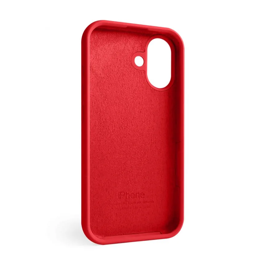 Чохол Silicone Case для Apple iPhone 17 силіконовий червоний