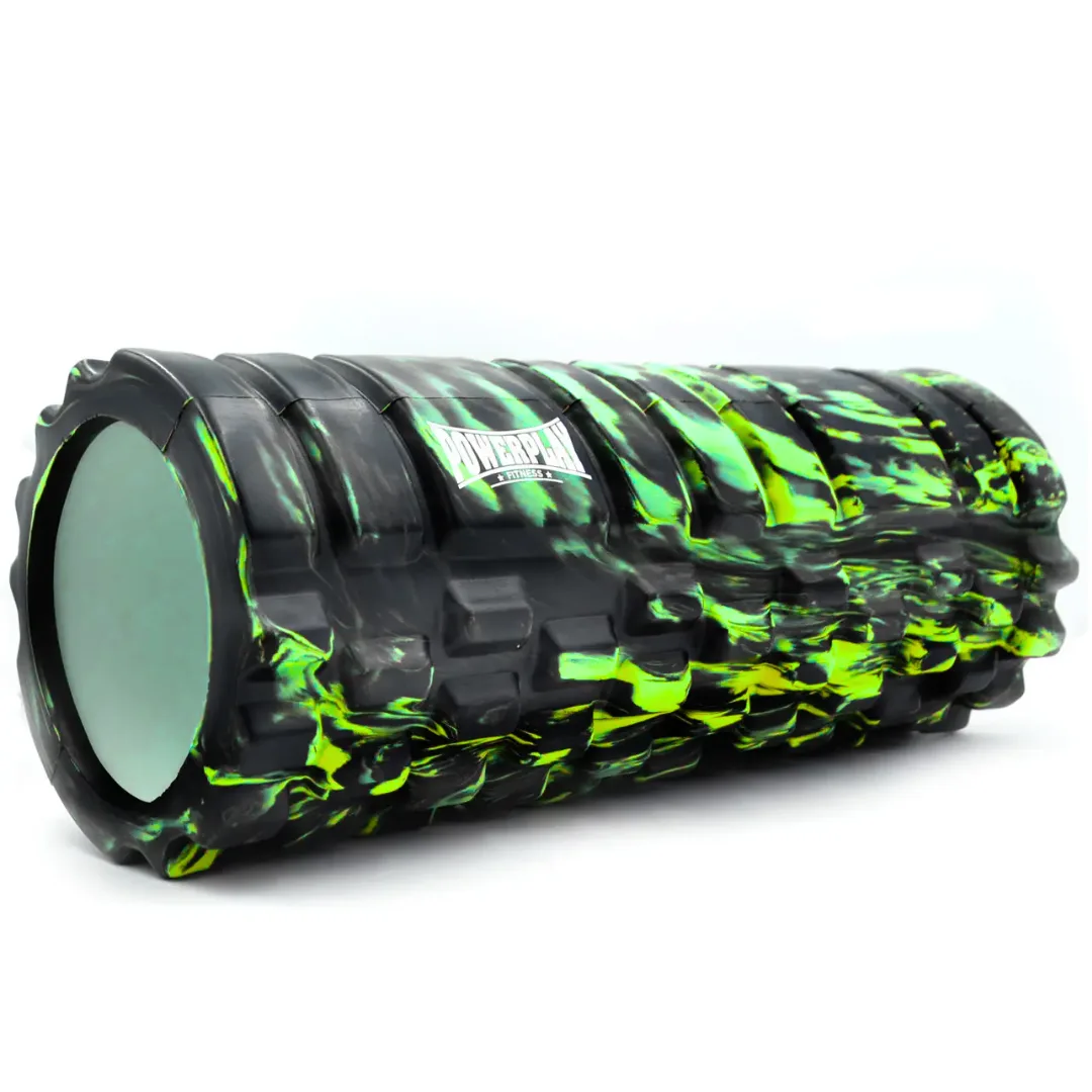 Массажный ролик Active Point EVA 33х15 см Черный-Зеленый
