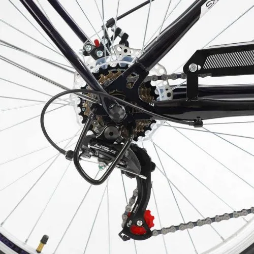 Велосипед городской Corso 26 дюймов стальная рама 16,5 дюймов Shimano 7 скоростей для прогулок и активного отдыха