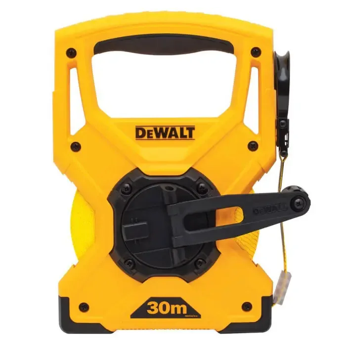 Рулетка DeWALT з волокна скловолокна, 30мх12мм, АБС-пластик, II клас точності.
