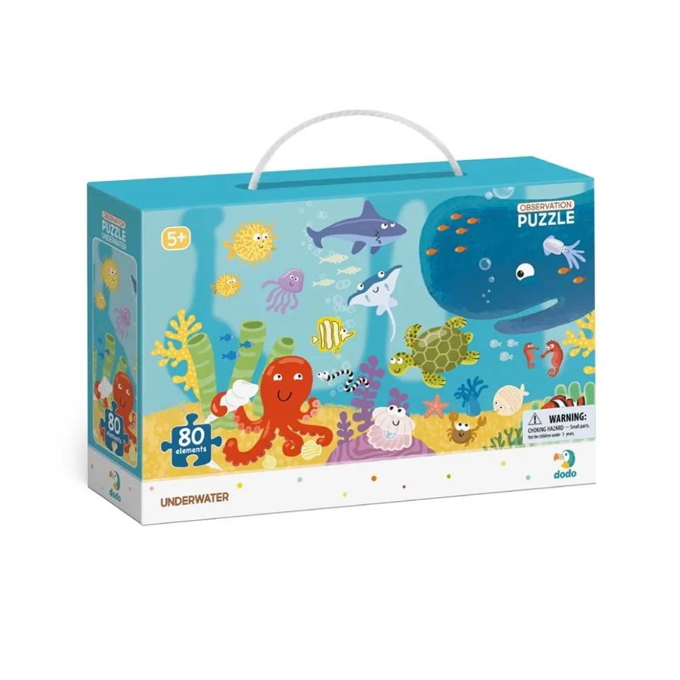 Дитячий пазл DoDo Toys картон 45х31 см 80 елементів Дно Океану