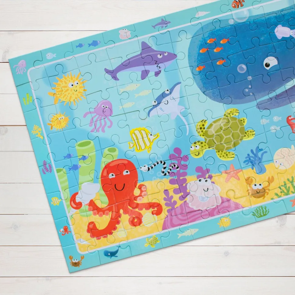 Дитячий пазл DoDo Toys картон 45х31 см 80 елементів Дно Океану
