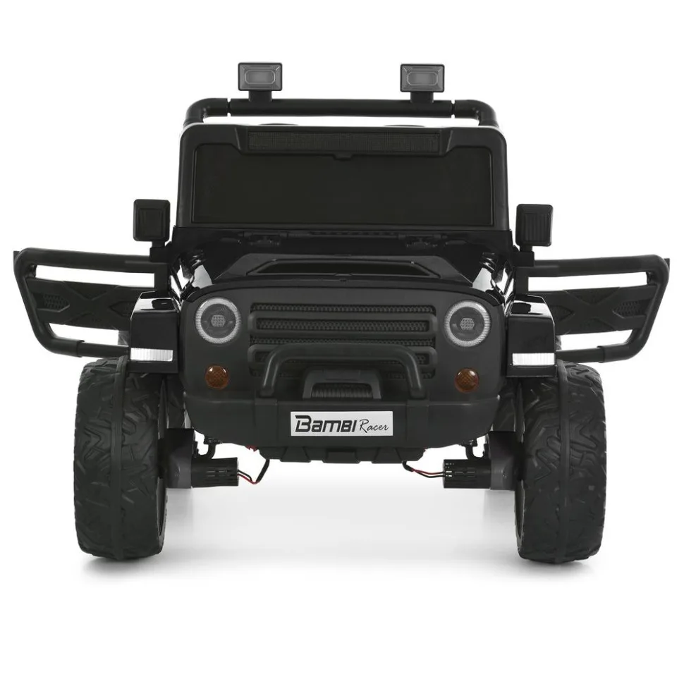 Дитячий електромобіль Bambi Racer екокожа 126х69х76 см чорний