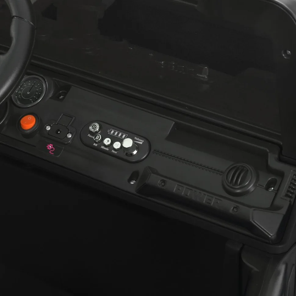 Дитячий електромобіль Bambi Racer екокожа 126х69х76 см чорний