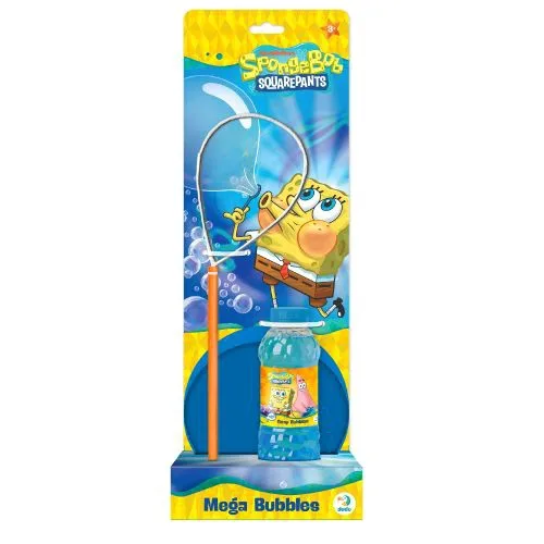 Мильні бульбашки Mega Bubbles Губка Боб 450 мл для дітей від 3 років