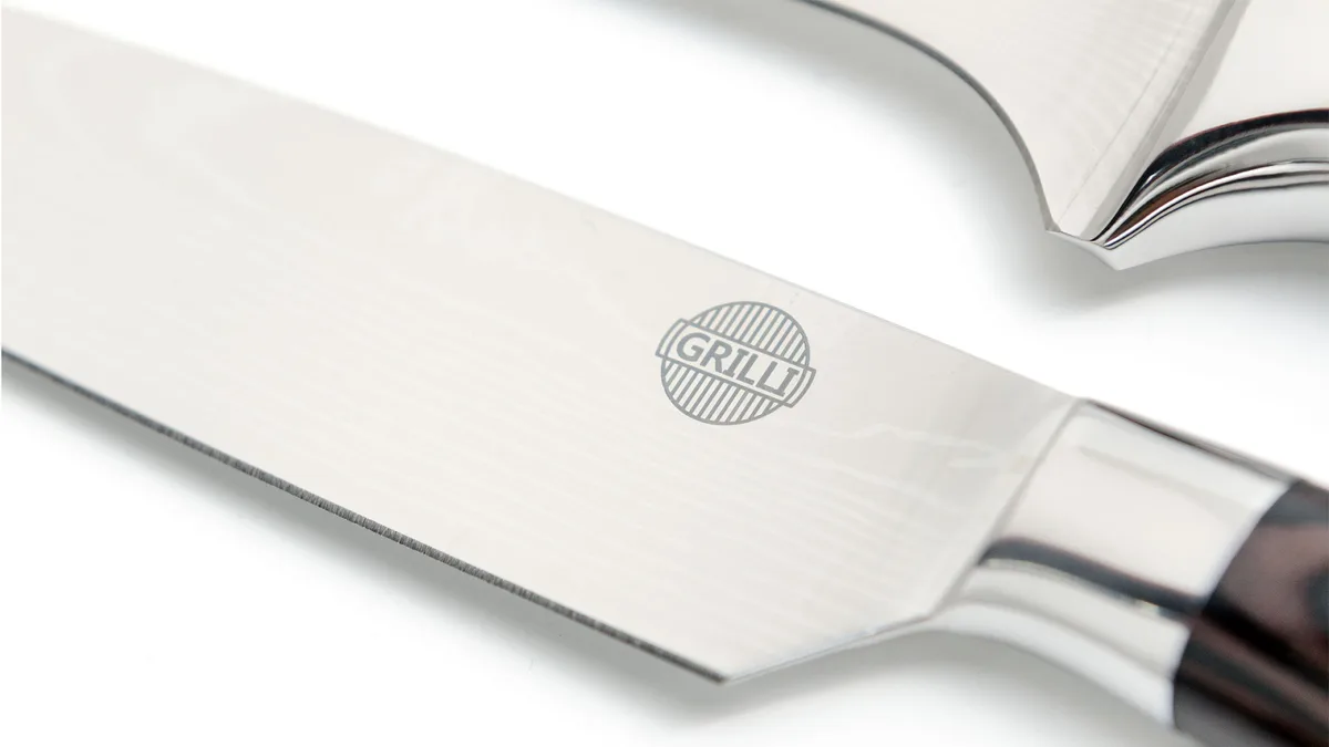 Ніж кухонний GRILLI 4Cr13 17 см чорний