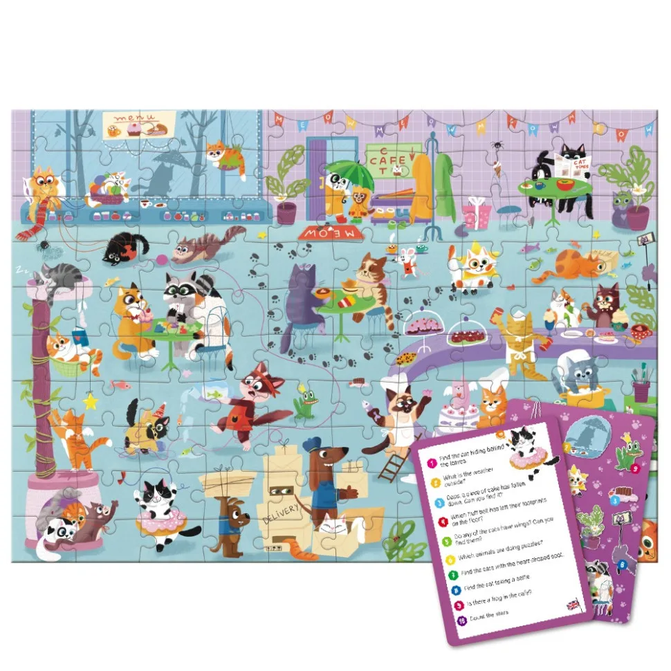 Дитячий пазл DoDo Toys картон 100 елементів багатоколірний