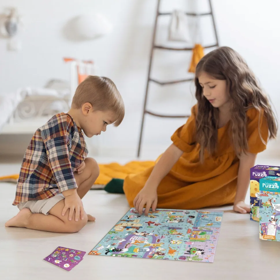 Дитячий пазл DoDo Toys картон 100 елементів багатоколірний