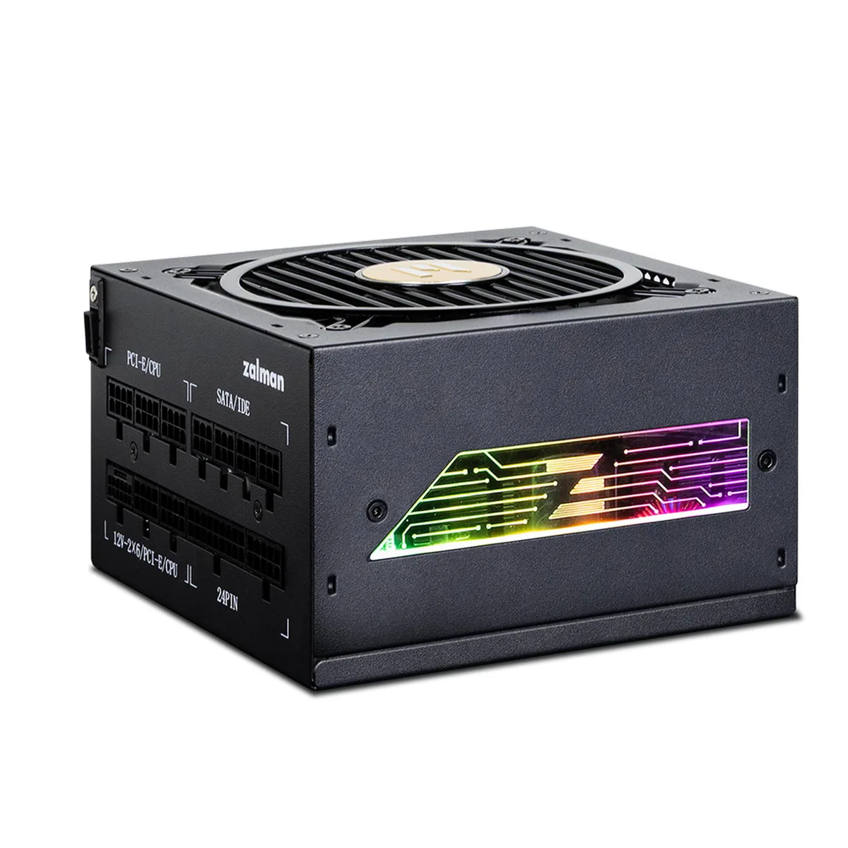 Блок питания Zalman 1000 Вт 80 Plus Gold модульный с ARGB подсветкой 120 мм