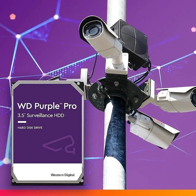 Жорсткий диск WD 12TB 3.5" 7200 512MB SATA Purple Pro Surveillance