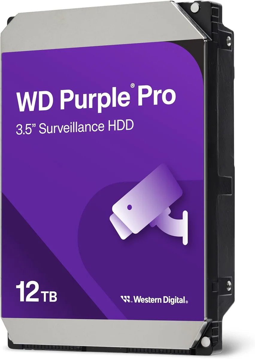 Жорсткий диск WD 12TB 3.5" 7200 512MB SATA Purple Pro Surveillance