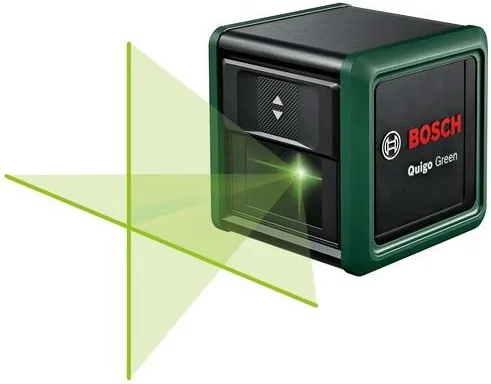 Лазерний нівелір Bosch Quigo Green зелений промінь для вирівнювання точність 0,6 мм/м до 12 м