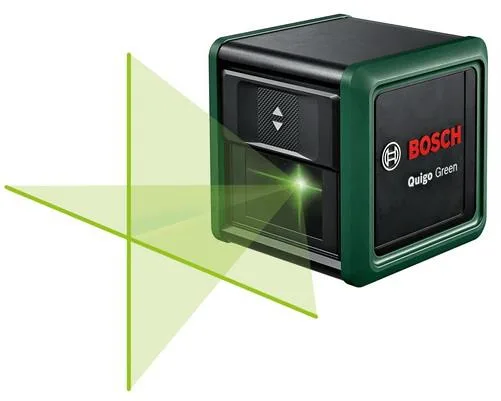 Лазерний нівелір Bosch Quigo Green зелений промінь для вирівнювання точність 0,6 мм/м до 12 м