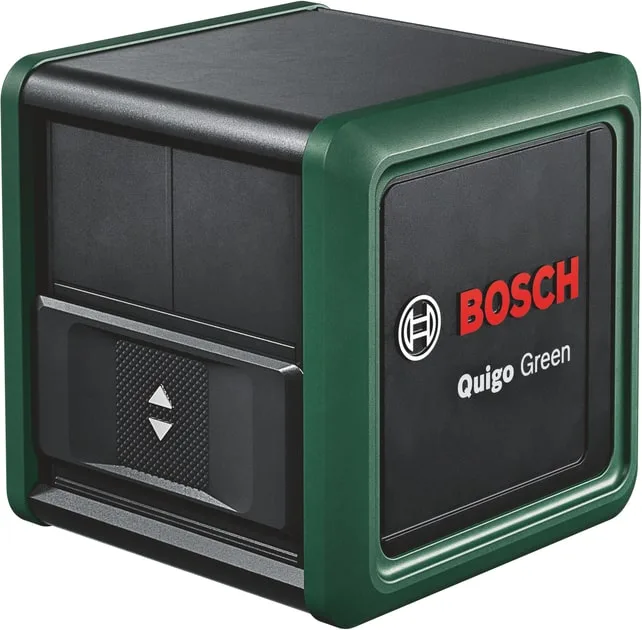 Лазерний нівелір Bosch Quigo Green зелений промінь для вирівнювання точність 0,6 мм/м до 12 м