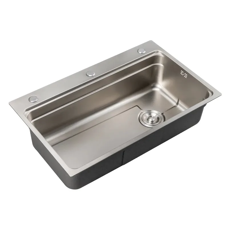 Мийка Mixxus нержавіюча сталь 680х460 мм Micro Decor 3 отвори