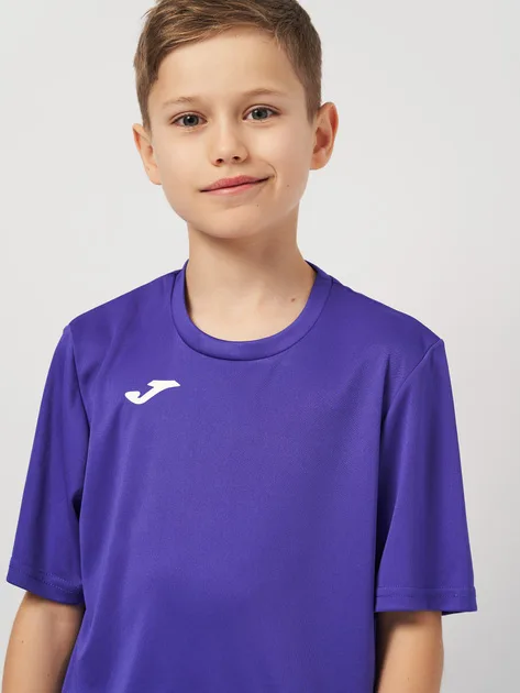 Футболка Joma 100% поліестер XL фіолетова Чоловіча