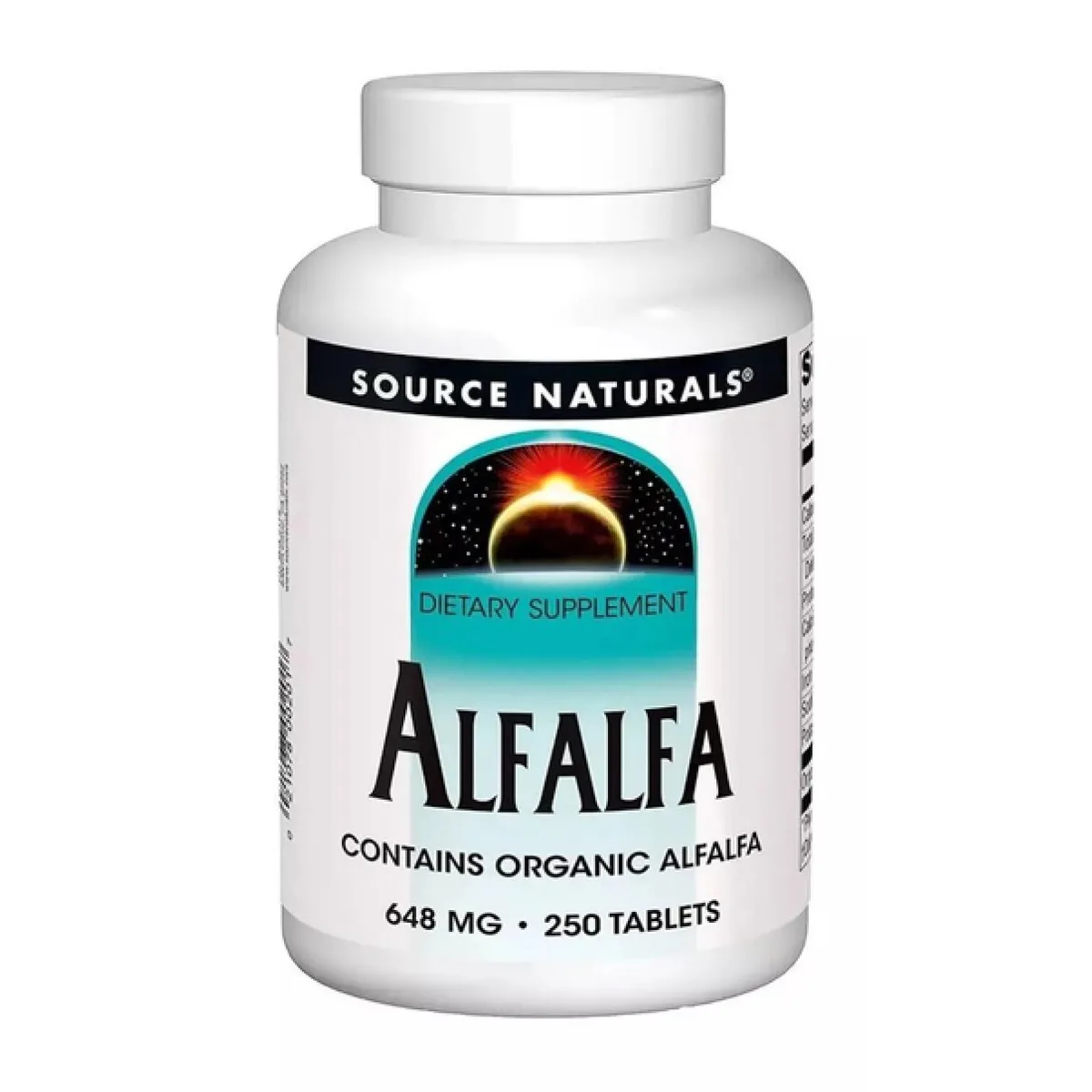 Люцерна Source Naturals 648 мг 250 таблеток
