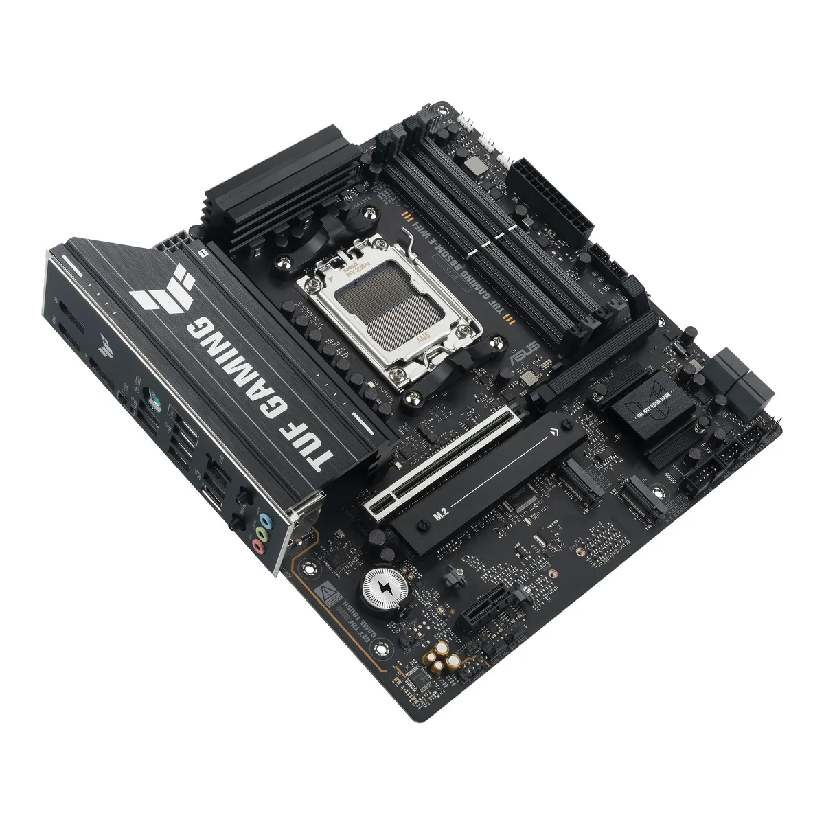 Материнcька плата ASUS TUF GAMING B850M-E WIFI sAM5 B850 4xDDR5 M.2 HDMI DP Wi-Fi BT mATX