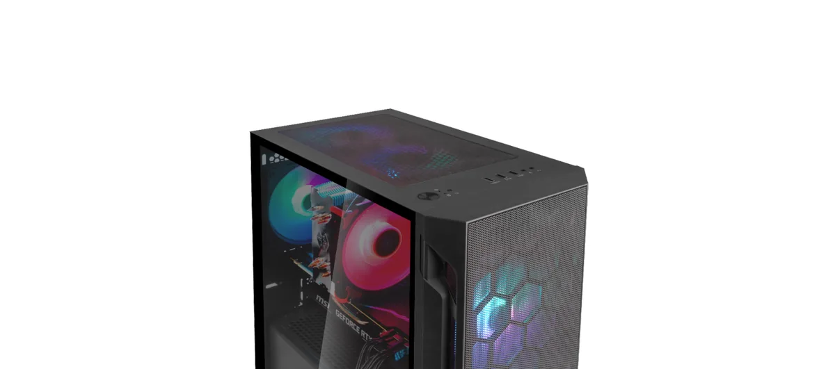 Корпус SilverStone Fara FAH1MB-PRO без БЖ, 1xUSB3.0, 2xUSB2.0, 3x120мм, ARGB VGA 320мм, LCS ready, TG Side Panel, mATX, чорний