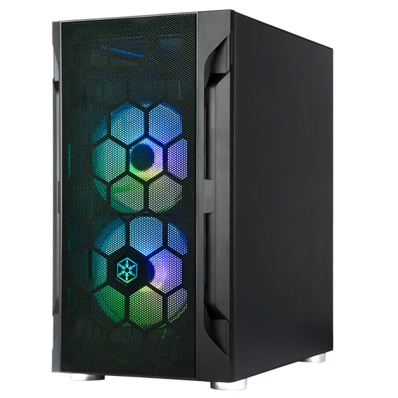 Корпус SilverStone Fara FAH1MB-PRO без БЖ, 1xUSB3.0, 2xUSB2.0, 3x120мм, ARGB VGA 320мм, LCS ready, TG Side Panel, mATX, чорний
