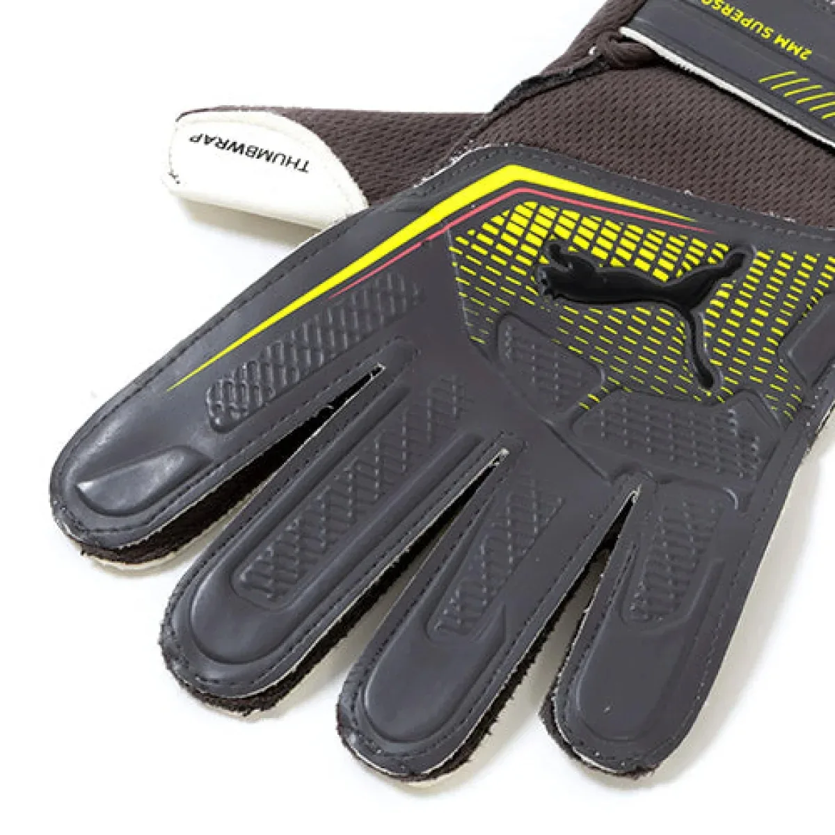 Рукавиці воротаря Puma латекс розмір 9 чорні білі жовті