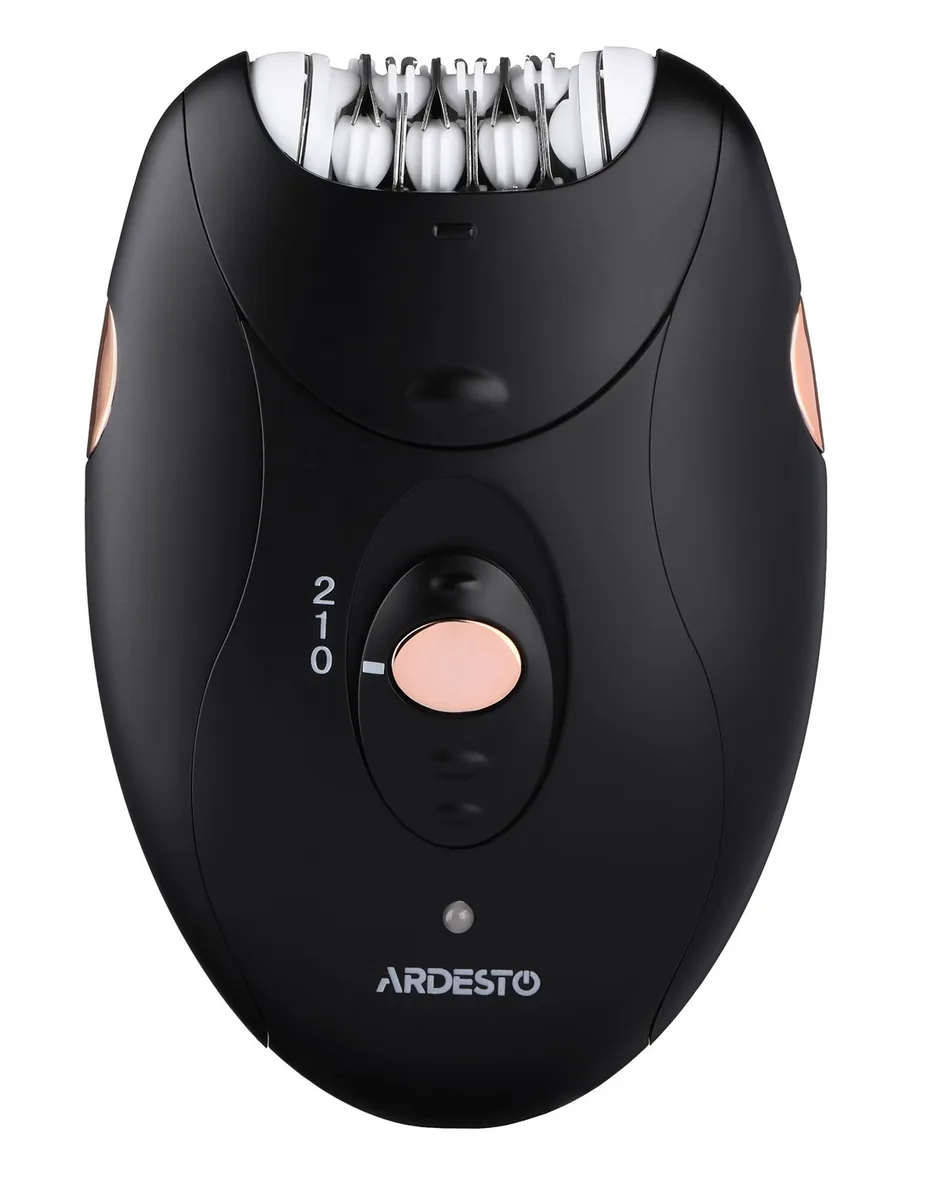 Епілятор ARDESTO LESH-Y305, акумуляторний, пінцетний, для сухої епіляції, з однією насадкою, чорного кольору.