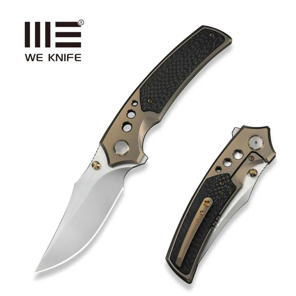 Ніж Weknife Bohler M390 220,3 мм Чорний Титан Карбон