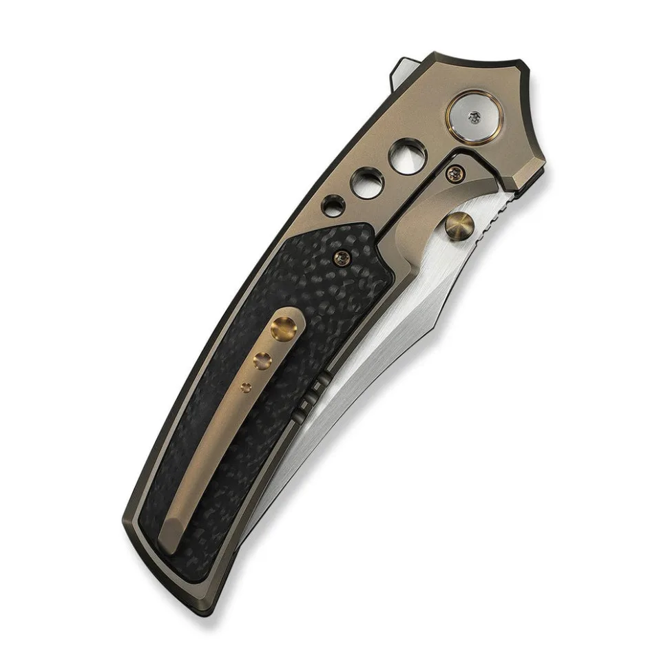 Ніж Weknife Bohler M390 220,3 мм Чорний Титан Карбон