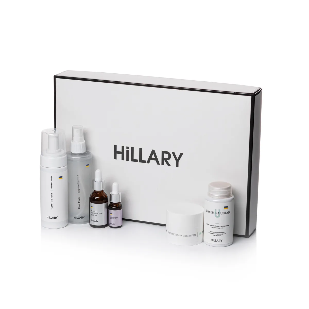 Набор для ежедневного ухода за сухой и чувствительной кожей Hillary Perfect 6 для увлажнения и восстановления гидролипидного барьера.