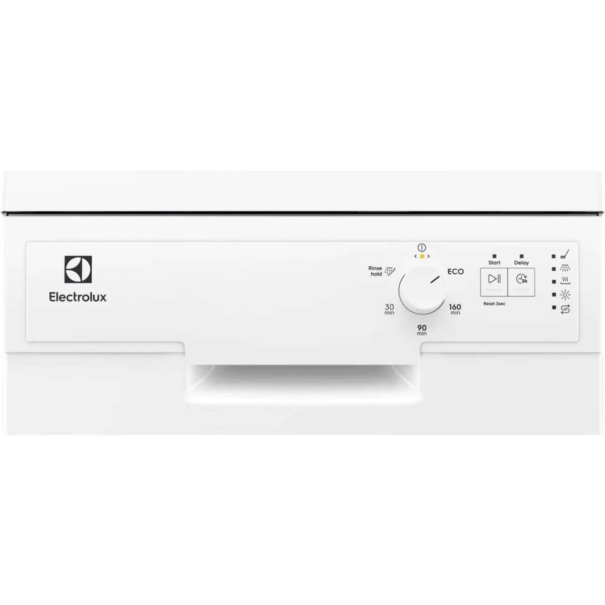 Посудомийна машина Electrolux, 9 комплектів, клас енергоспоживання F, 45 см, інверторна, біла.